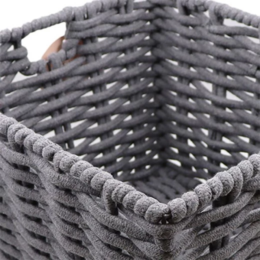 Weva taylor cotton storage basket ,charcoal - Weva - Image 2