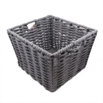 Weva taylor cotton storage basket ,charcoal - Weva