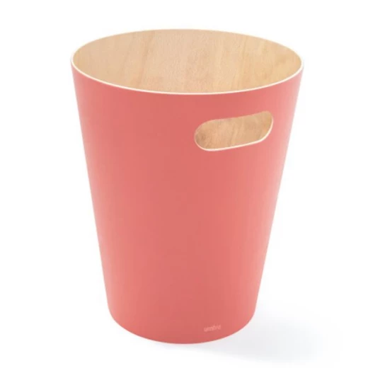 Umbra Woodrow Can, Coral Color Umbra Woodrow Can, Coral Color
