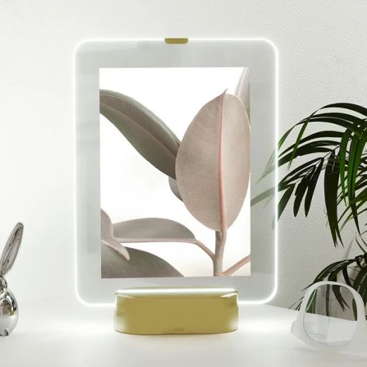 Umbra Photo Frame With LED Lighting,12x17 Cm, Gold Color - Umbra - Image 2
