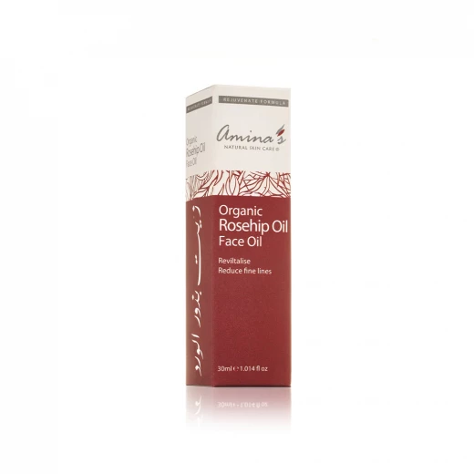 Amina's Organic Rose Hip Seed Dropper Face Oil 30 ml - Amina's Natural Skin Care - Image 4