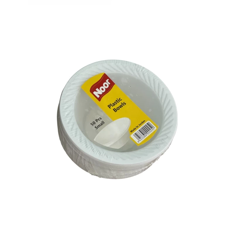 Noor Plastic Bowls  Small, 50Piece - Noor