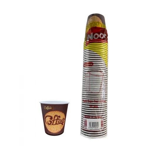 Noor Paper Cups 198gram, 50cups Noor Paper Cups 198gram, 50cups