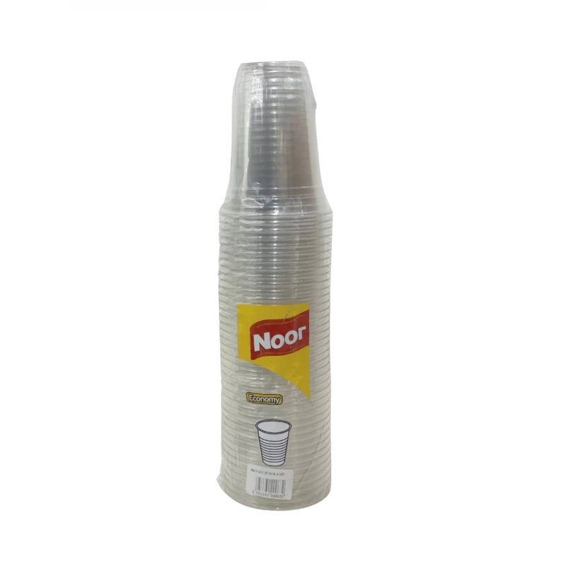 Noor Plastic Cup, 500 ml,40 Cups - Noor