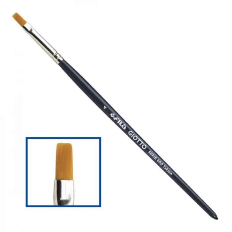 Giotto Fila Paintbrush Taklon Flat Tip Series 600/4 - Giotto