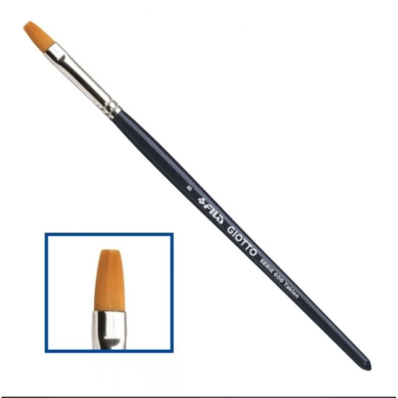 Giotto Fila Paintbrush Taklon Flat Tip Series 600/8 - Giotto