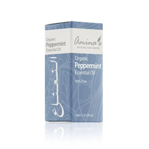 Amina's Organic Peppermint Essential Oil, 10ml - Amina's Natural Skin Care - Image 2