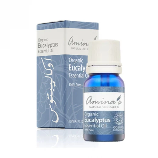 Amina's Organic Eucalyptus Essential Oil, 10ml Amina's Organic Eucalyptus Essential Oil, 10ml