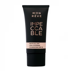 Mon Reve Impeccable Full Coverage Matte Finish Foundation for All Skin Types Flawless Makeup