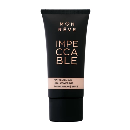 Mon Reve Impeccable Foundation Matte Finish for All Skin Types 30ml Makeup Mon Reve Impeccable Foundation Matte Finish for All Skin Types 30ml Makeup