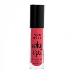 Mon Reve Inky Lips Liquid Lipstick Number 7 Long Lasting Transfer Free Color Makeup 4ml