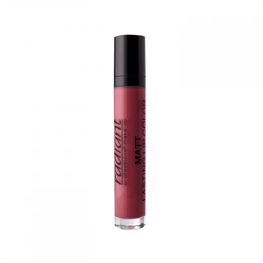 أحمر شفاه سائل يدوم طويلاً من راديانت مات رقم 9 لمسة نهائية غير لامعة مرطبة 6.5 مل أحمر شفاه سائل يدوم طويلاً من راديانت مات رقم 9 لمسة نهائية غير لامعة مرطبة 6.5 مل