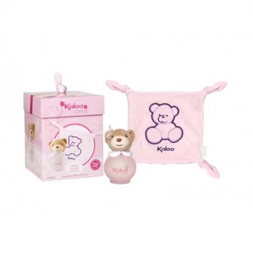 Kaloo Lilirose Doudou Set and Scented Water, Pink Color, 100 Ml Kaloo Lilirose Doudou Set and Scented Water, Pink Color, 100 Ml