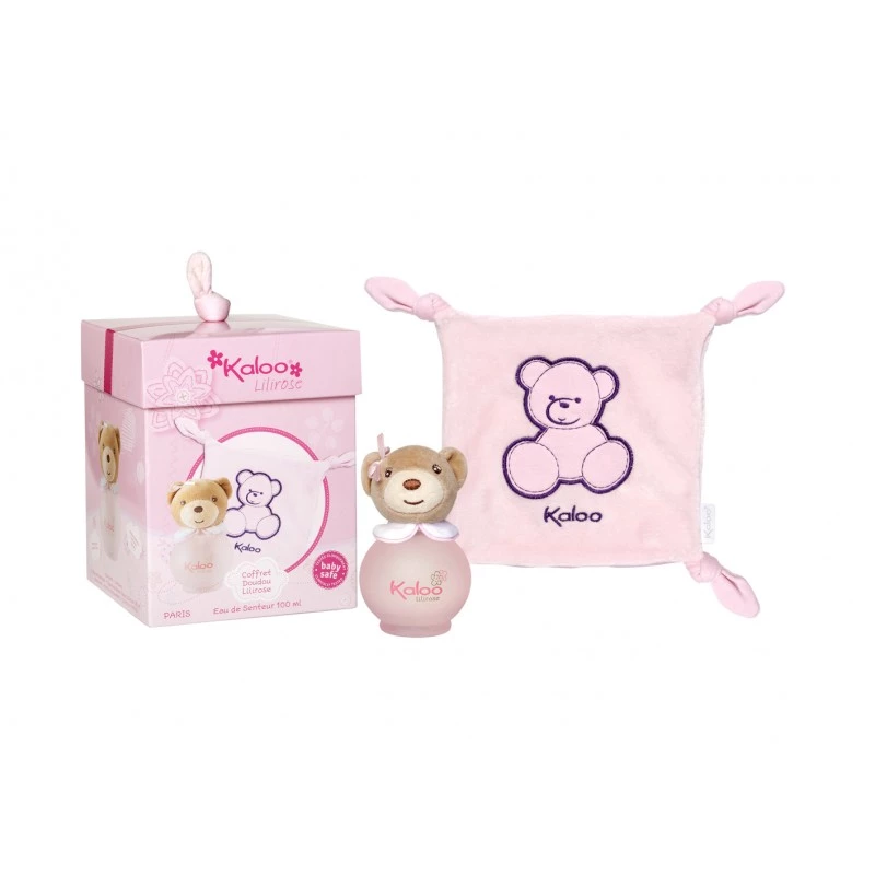 Kaloo Lilirose Doudou Set and Scented Water, Pink Color, 100 Ml - Kaloo