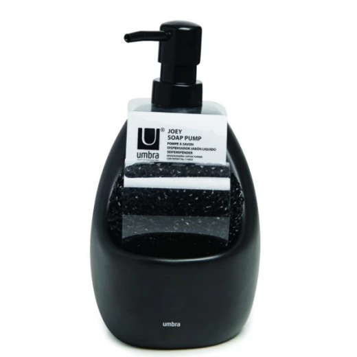 Umbra Soap Dispenser With Sponge, Black Color - Umbra - Image 2