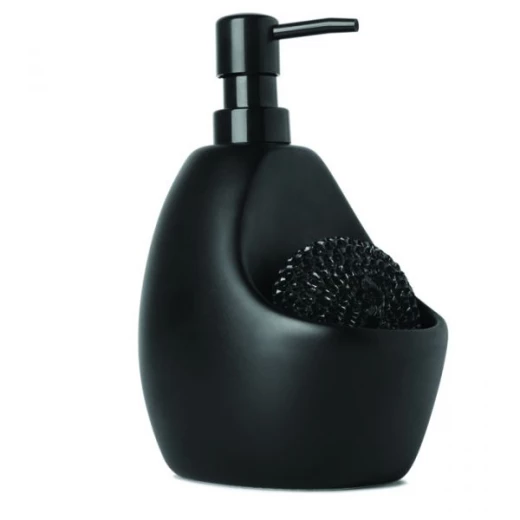 Umbra Soap Dispenser With Sponge, Black Color Umbra Soap Dispenser With Sponge, Black Color