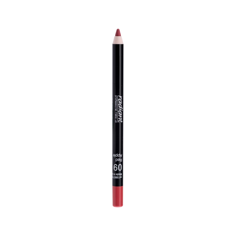 Radiant Softline Waterproof Lip Pencil Number 9 for Lip Definition and Long Lasting Wear with Vitamin E and Jojoba Oil - Radiant