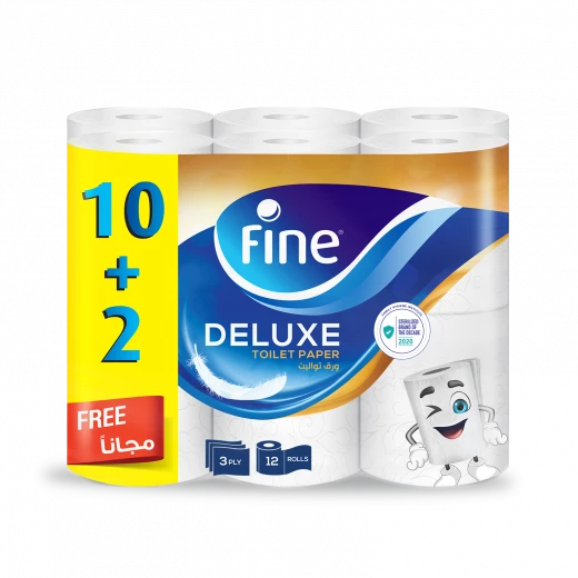 ورق تواليت, 10+2 رول مجانا من فاين ورق تواليت, 10+2 رول مجانا من فاين