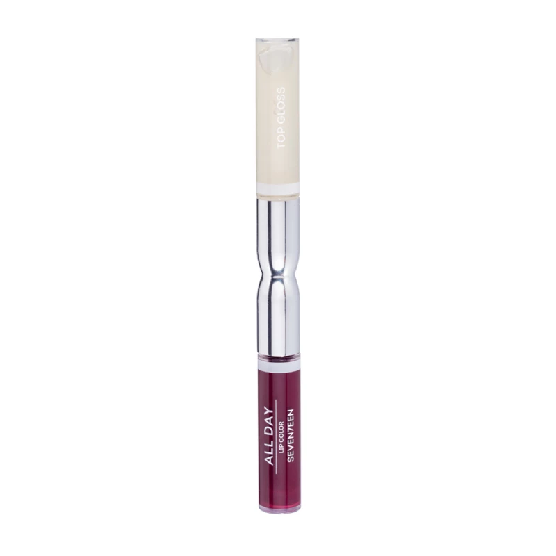 Seventeen All Day Lip Color #65 Long Lasting Hydrating Lipstick with Glossy Shine Finish Makeup Essential - Seventeen