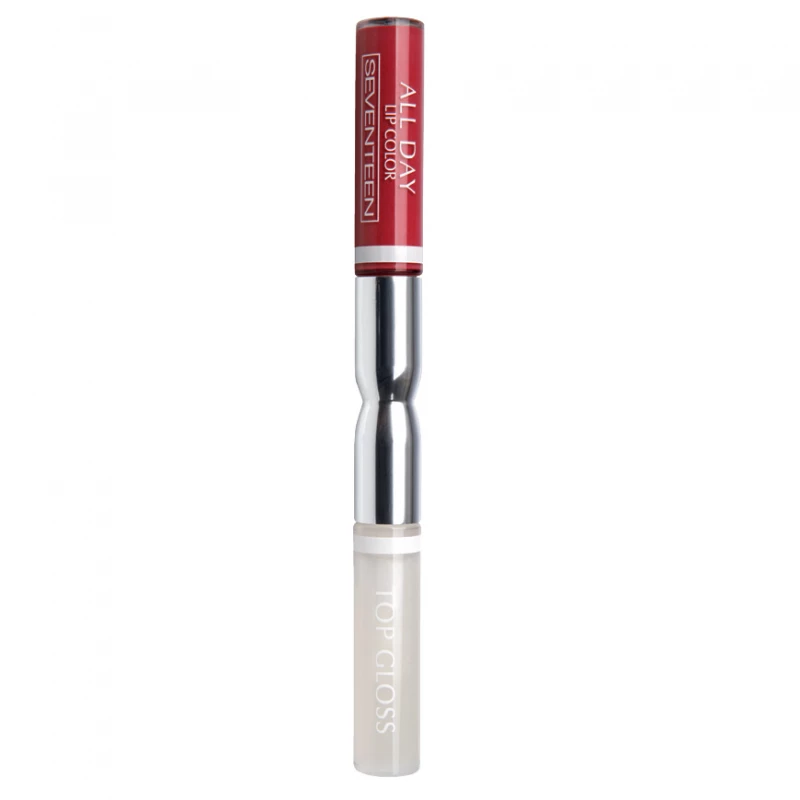 Seventeen All Day Lip Color 07: Long Lasting Glossy Lipstick with Hydration and Precise Application, Food & Drink Resistant - Seventeen