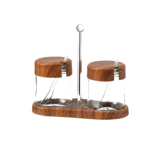 Madame Coco Alba Double Spice Holder, 2 Pieces Madame Coco Alba Double Spice Holder, 2 Pieces
