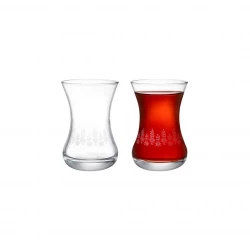 Madame Coco Lavem Daisy Touch Tea Glass, 6 Pieces, 155 Ml