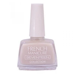 Seventeen French Manicure Nail Polish No. 02: Long Lasting Shine & Easy Application for Elegant Nails