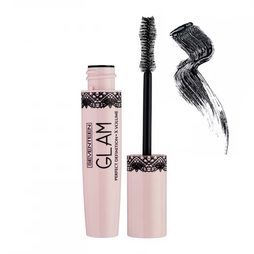 Seventeen Glam Black Mascara 13ml Defining Volume Lash Enhancer with Biotin & Moringa Oil for Glam Eyes Seventeen Glam Black Mascara 13ml Defining Volume Lash Enhancer with Biotin & Moringa Oil for Glam Eyes