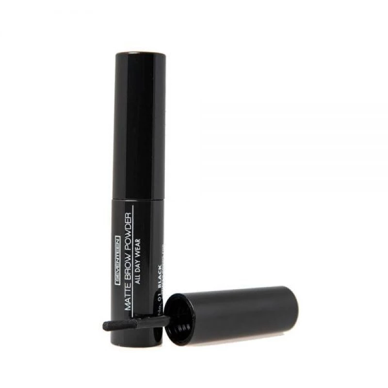 Seventeen Matte Brow Powder Eyebrow Makeup 1.0g Natural Look All Day Wear - Seventeen