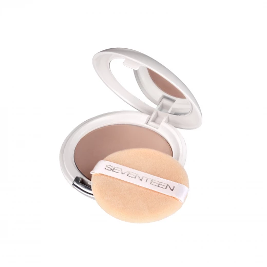 Seventeen Natural Silky Compact Powder 05 Matte Finish SPF15 Sun Protection All Skin Types Makeup Flawless Coverage Seventeen Natural Silky Compact Powder 05 Matte Finish SPF15 Sun Protection All Skin Types Makeup Flawless Coverage