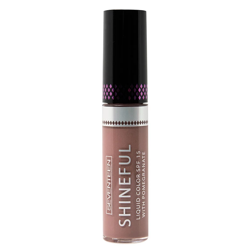 Seventeen Shineful Liquid Lipstick Number 01 Long Lasting Hydrating SPF15 Lip Color 10ml - Seventeen