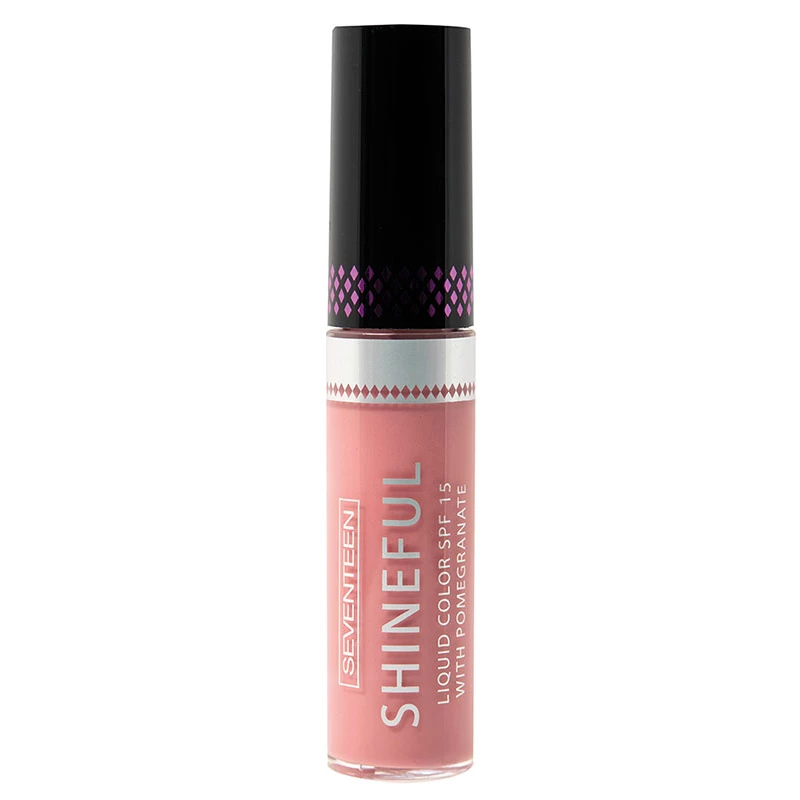 Seventeen Shineful Liquid Lipstick Shade 02 Hydrating Long Lasting Lip Color for Women SPF15 Glamorous Finish - Seventeen