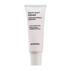 Seventeen Silky Matt Primer 30ml: Minimizes Pores & Fine Lines, Long Lasting Matte Finish Makeup Base for All Skin Types