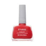 Seventeen Studio Rapid Dry Long Lasting Nail Polish Shade 105 Shiny Finish for Flawless Manicures - Seventeen