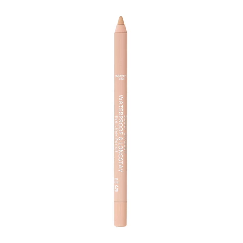 Seventeen Super Smooth Waterproof Eyeliner Pencil 50 Beige Matte 1.2g Long Lasting Eye Makeup - Seventeen