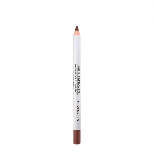 Seventeen Super Smooth Waterproof Lip Liner No. 3 Natural Long Lasting Vitamin E & Jojoba Oil for Defined Lips Makeup - Seventeen - Image 3