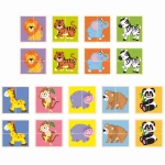 Viga Matching Puzzle, Wild Animals Design - Viga