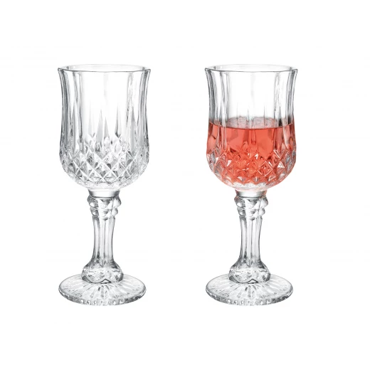 Madame Coco Audrey Medium Drinking Glasses, Set of 4 Pieces, 140 Ml Madame Coco Audrey Medium Drinking Glasses, Set of 4 Pieces, 140 Ml