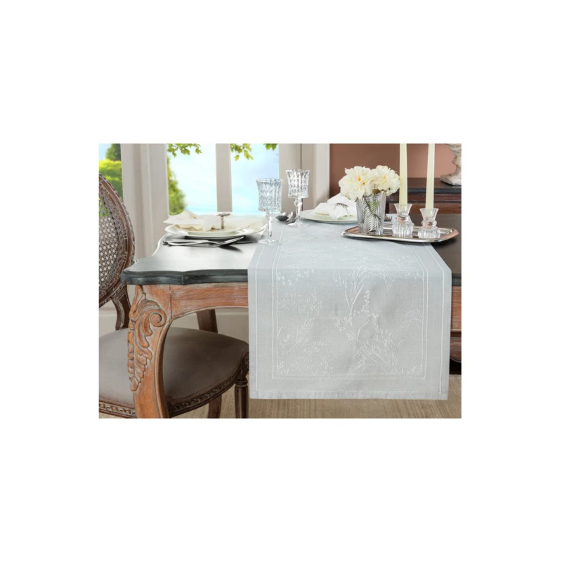 Madame Coco Lurie Runner, Grey Color, 45x160 Cm - Madame COCO