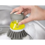 فرشاة منظفة للأدوات، لون أبيض ورمادي من مدام كوكو - مدام كوكو