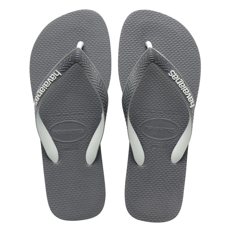 Havaianas Top Mix Flip Flop, Steel Grey Color, Size 39/40 - Havaianas
