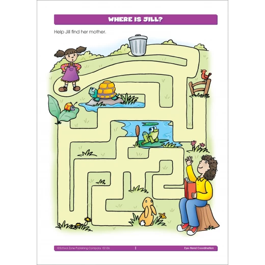 School Zone Kindergarten Basics 64-Page Workbook - School Zone - Image 2