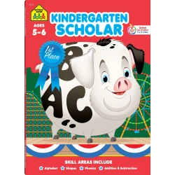 School Zone Kindergarten Scholar Workbook