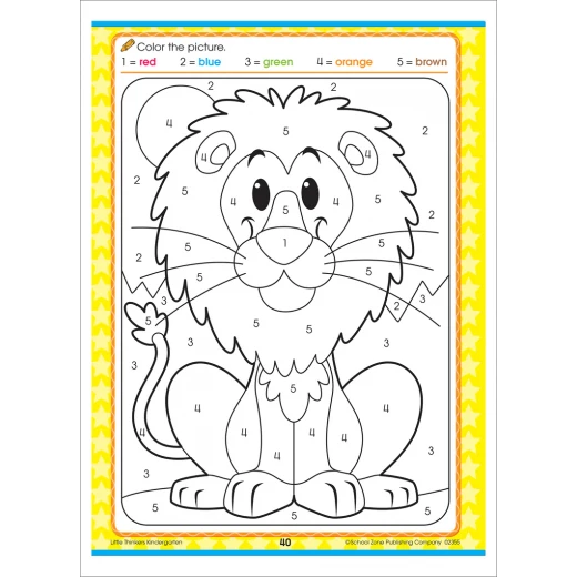 Little Thinkers Kindergarten Workbook - School Zone - Image 3