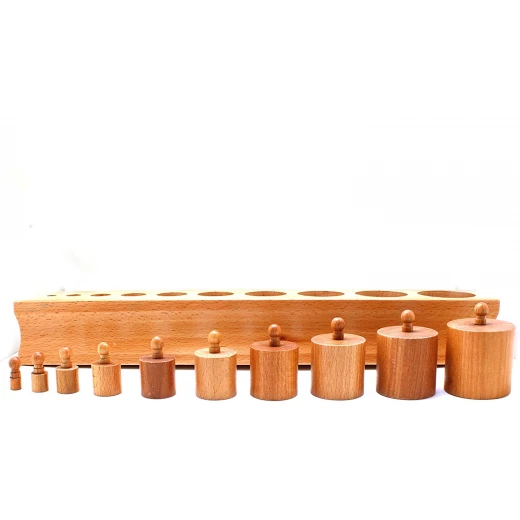 Edu Fun Montessori Toys : Cylinder Blocks 1 Edu Fun Montessori Toys : Cylinder Blocks 1