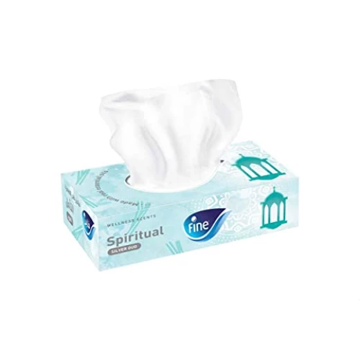Fine Wellness Scents Facial Tissue, Spiritual, Silver Oud Carton of 120, 3 Packs - Fine - Image 3