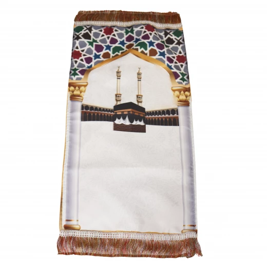 سجادة صلاة للأطفال بتصميم المسجد، 38 × 75 سم سجادة صلاة للأطفال بتصميم المسجد، 38 × 75 سم