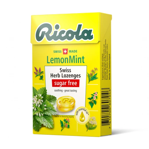 قطرات أعشاب الخالية من السكر بنكهة ليمون نعناع, 45 جرام من ريكولا قطرات أعشاب الخالية من السكر بنكهة ليمون نعناع, 45 جرام من ريكولا
