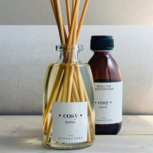 معطر جو مع عيدان, برائحة سانتال الدافئة, 100 مل من أمبيانتاير - أمبيانتاير - Image 3