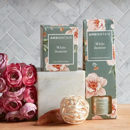 شمعة معطرة بالزهور, رائحة جاردين ميديترانيو من أمبيانتاير - أمبيانتاير - Image 4